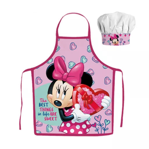 Tablier pour enfant avec toque Minnie
