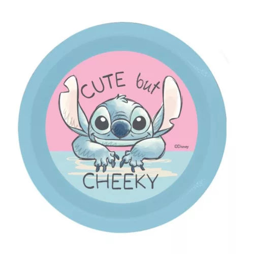 Assiette en plastique Stitch
