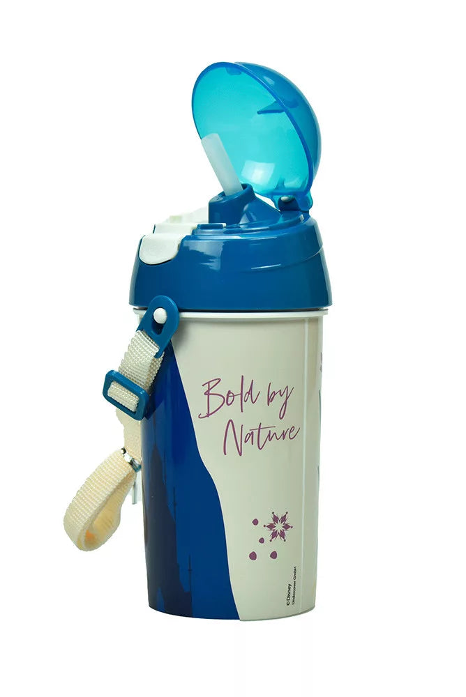Gourde en plastique avec paille Reine des neiges 500ml