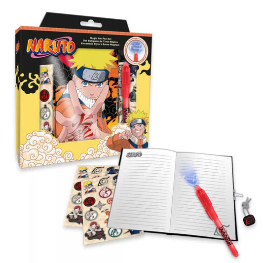 Coffret journal intime Naruto + stylo magique