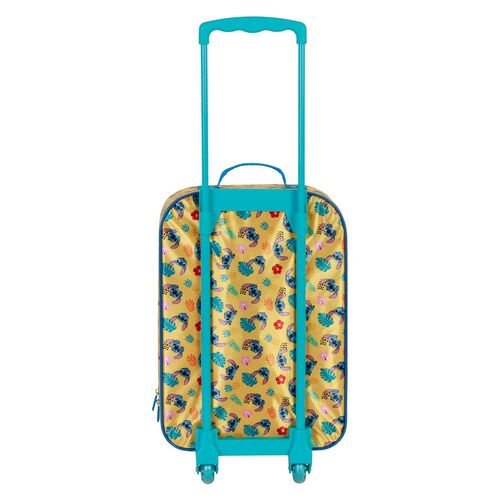 Valise à roulettes Disney Ocean Stitch 3D 52 cm