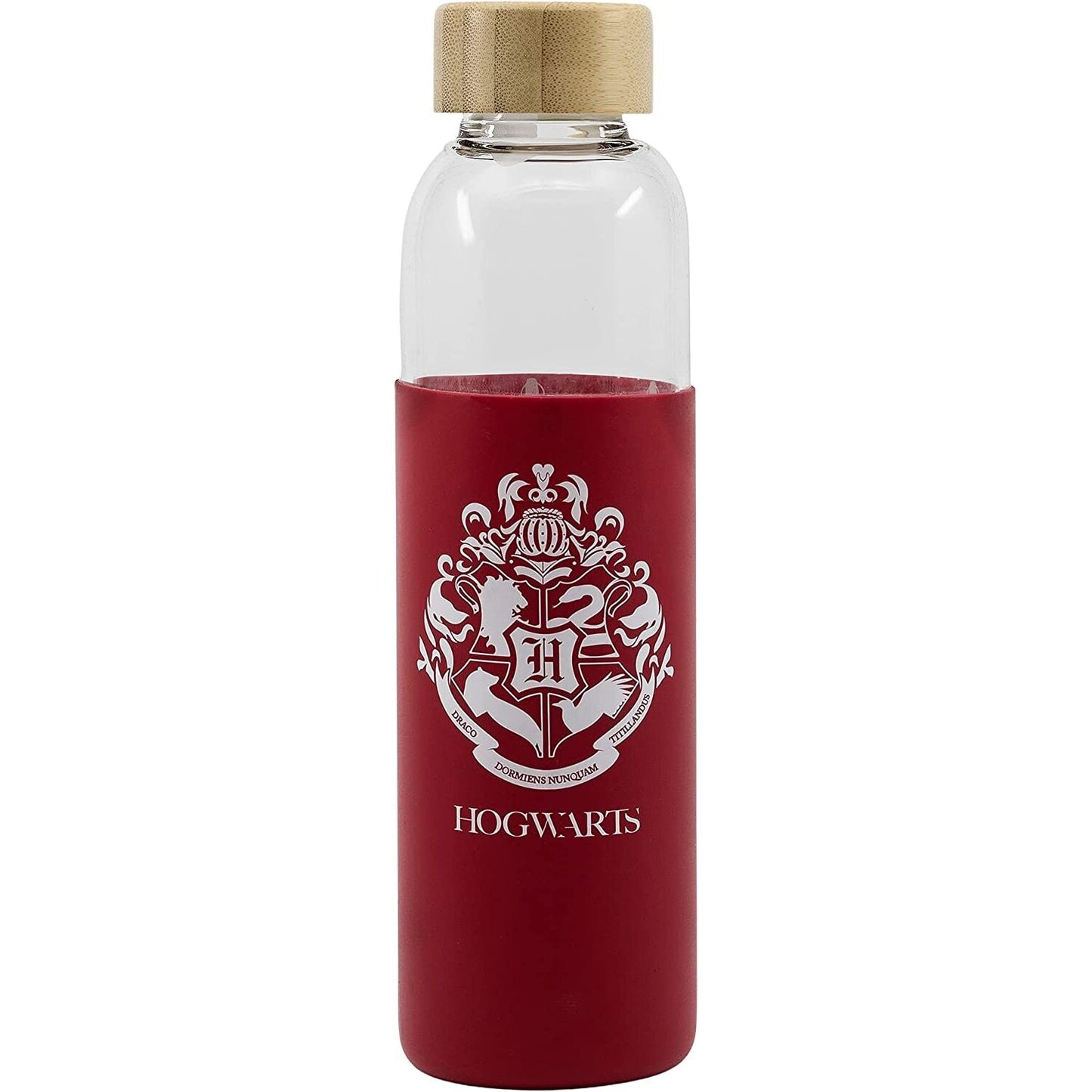 Bouteille en verre Harry Potter avec manchon en silicone, 585 ml