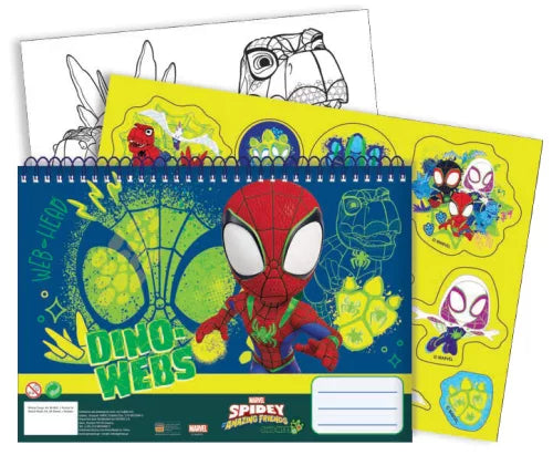 Carnet de croquis à spirale A/4 Spidey