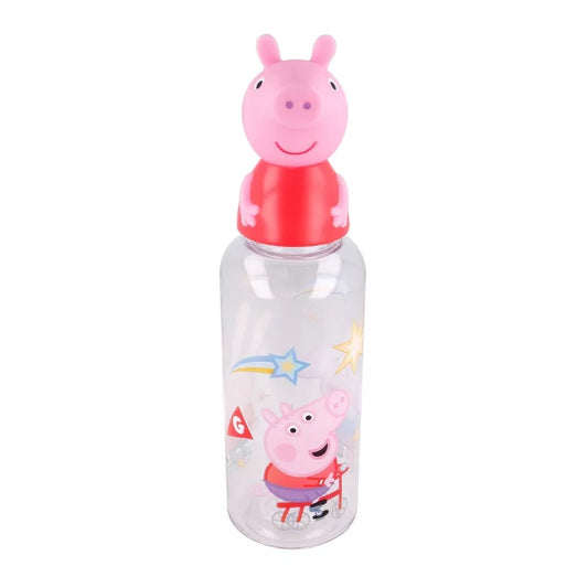 Bouteille avec figurine 3D Peppa pig 560ml