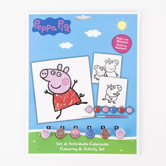 Ensemble de peinture par numéros amusant Peppa Pig