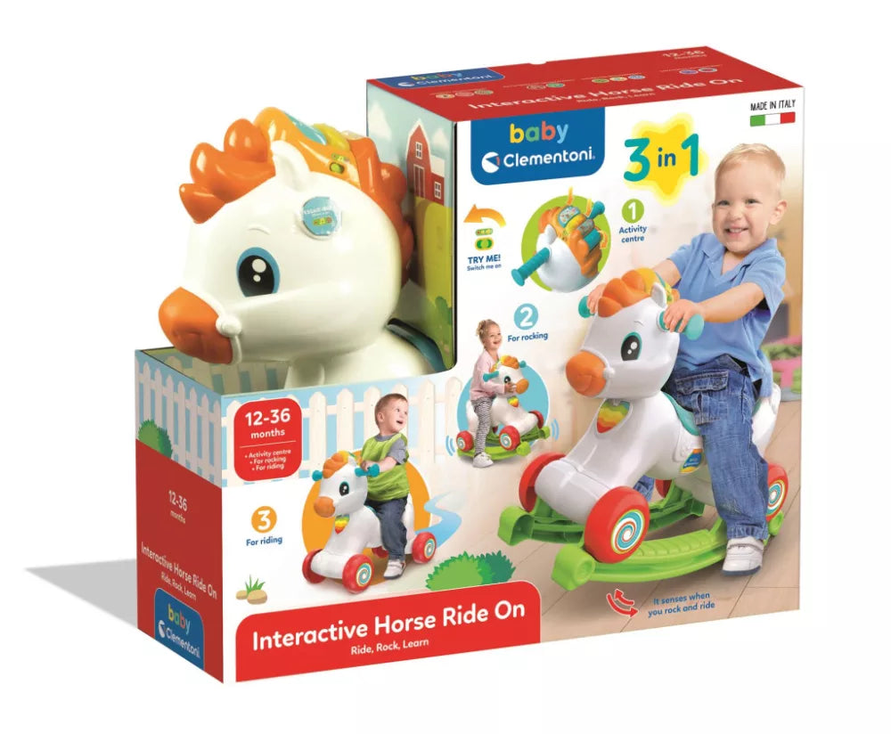 Cheval à bascule interactif 3 en 1 Clementoni