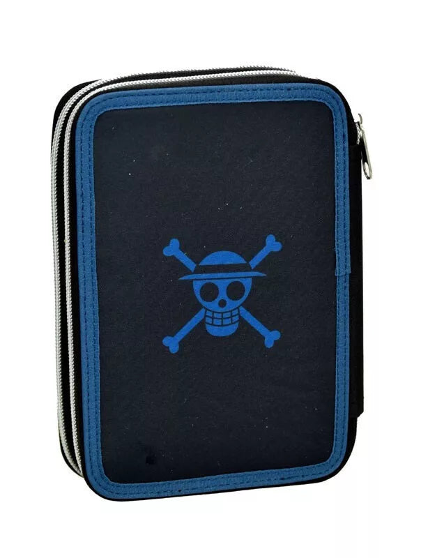 Trousse à crayons à 2 niveaux remplie One Piece