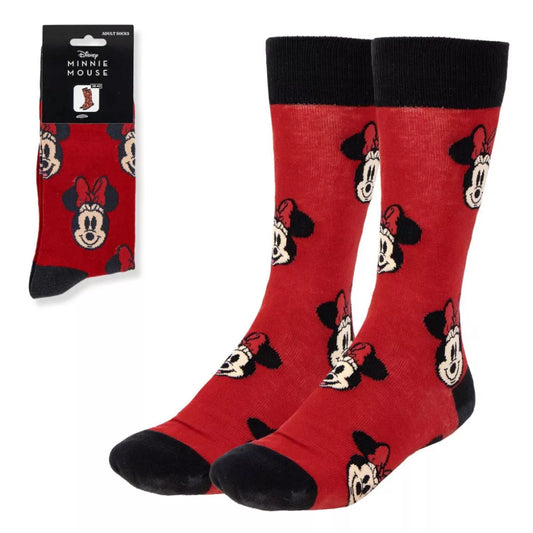 Chaussettes hautes classiques Disney Minnie pour femmes 36/43