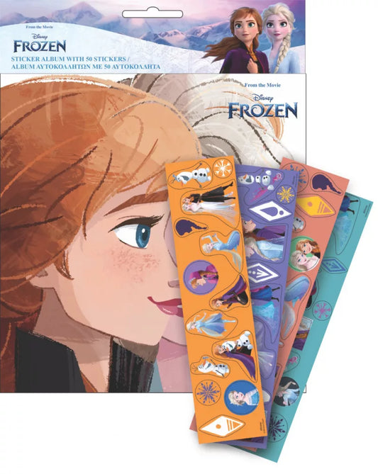 Album et 50 autocollants Reine des neiges