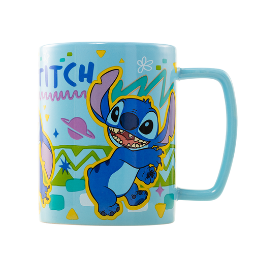 Tasse + housse en peluche Stitch 440ml
