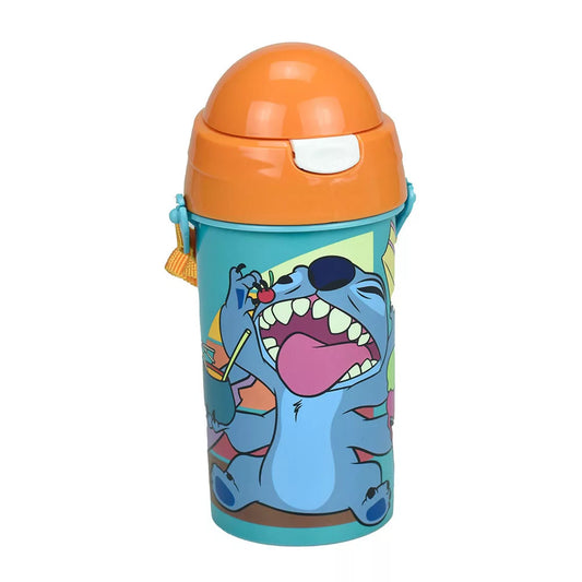Gourde Stitch avec paille 500ml