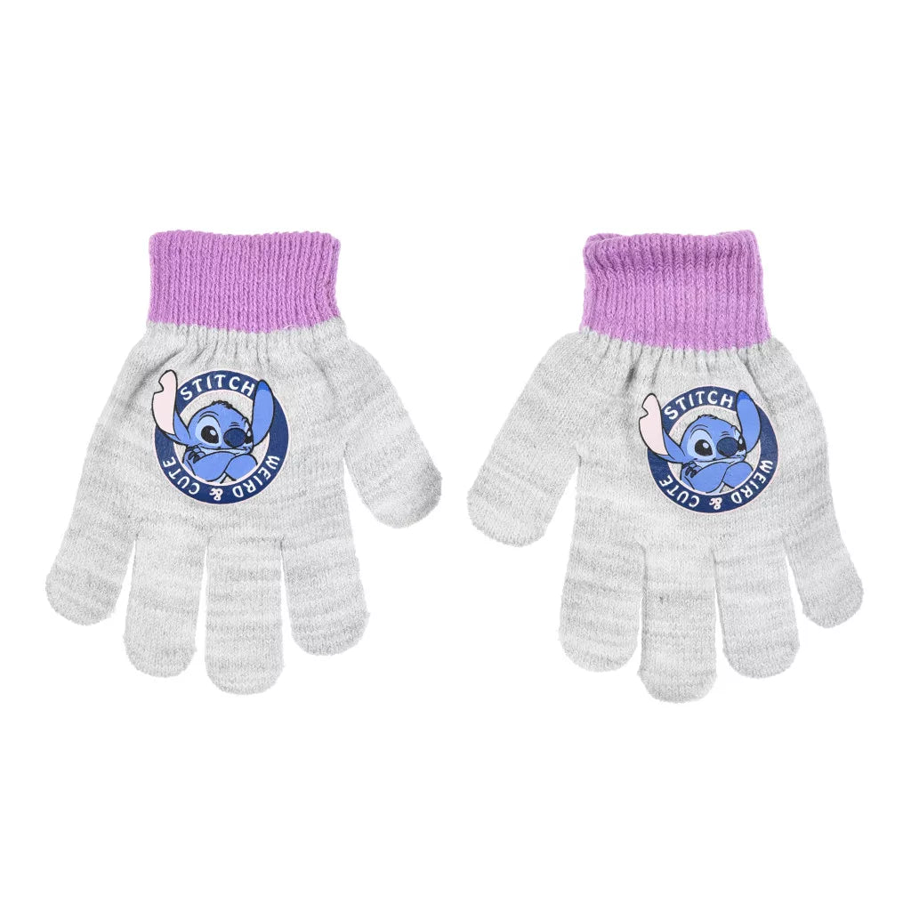 Gants gris pour enfants Disney Lilo et Stitch