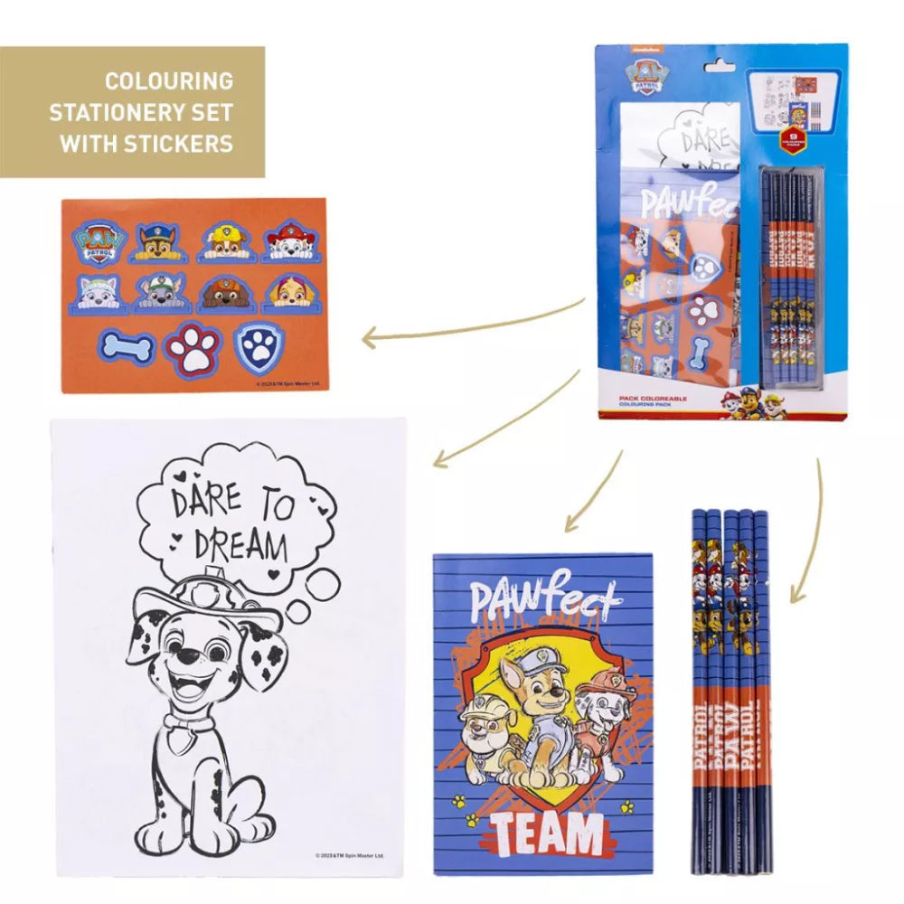 Ensemble de papeterie Pat'Patrouille