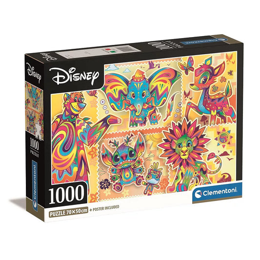 Puzzle compact Disney Classics Bohême 1000 pièces + poster inclus Clementoni