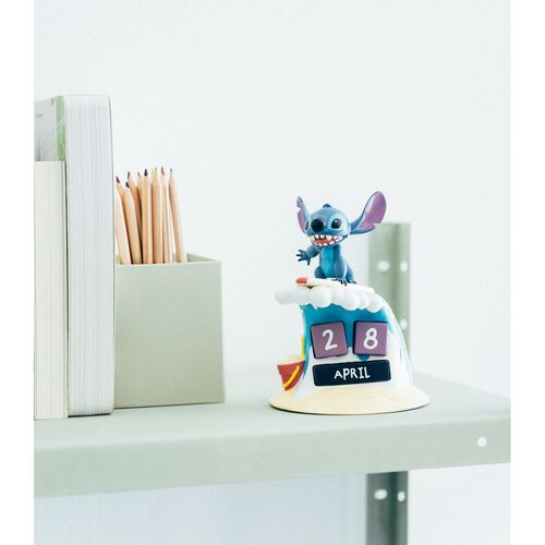 Calendrier perpétuel Disney Surfer Stitch 3D