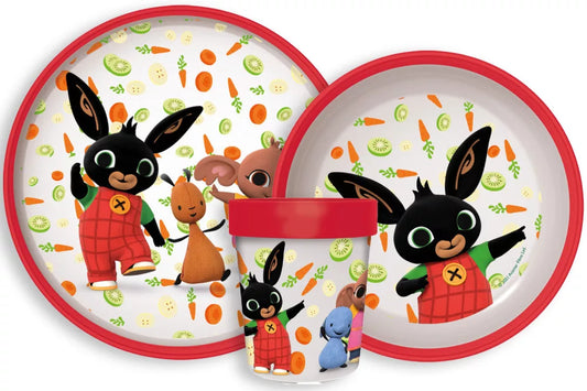 Service de table antidérapant Disney Bing Happy Carrot