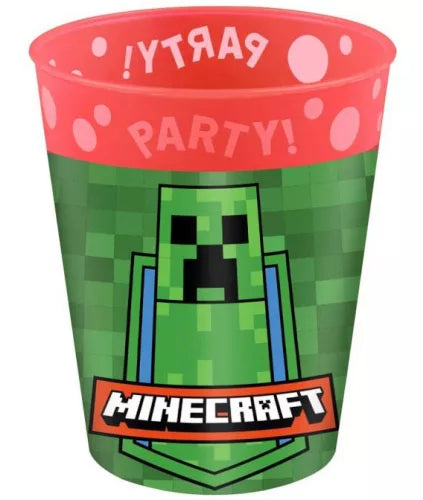 Ensemble de 4 gobelets en plastique Minecraft micro premium 250 ml