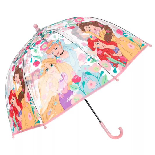 Parapluie transparent pour enfant Princesses Ø72 cm