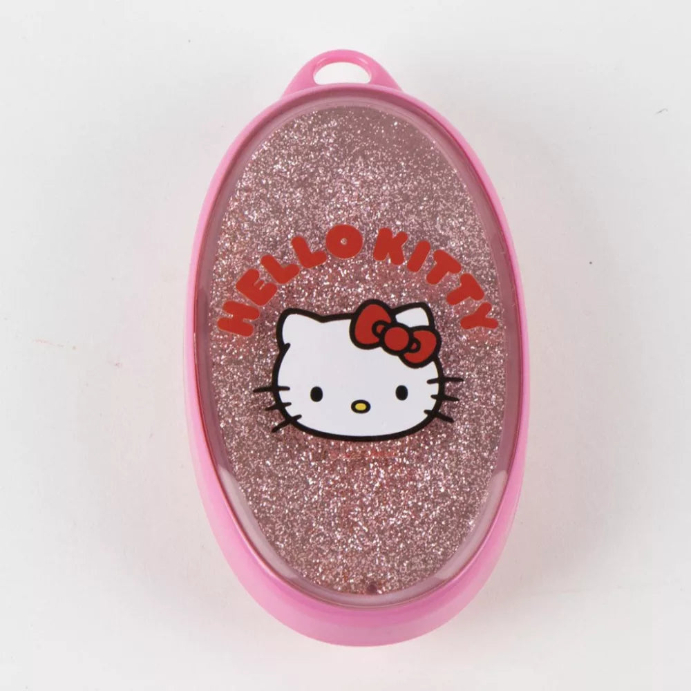 Brosse à cheveux pailletée Hello Kitty 13 cm