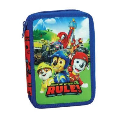 Trousse à crayons remplie Pat Patrouille 2 niveaux