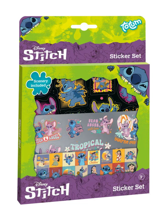 Ensemble d'autocollants Disney Lilo et Stitch