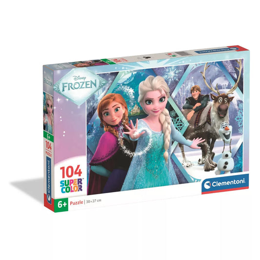 Puzzle Clementoni 104 pièces Reine des neiges