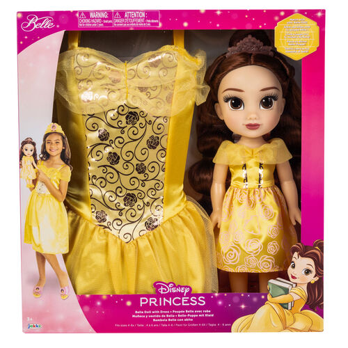 Poupée Belle + Costume Disney La Belle et la Bête 38 cm