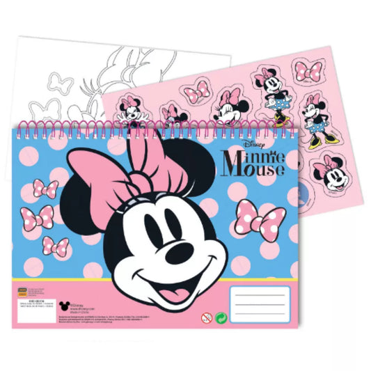 Carnet de croquis à spirale A/4 Minnie