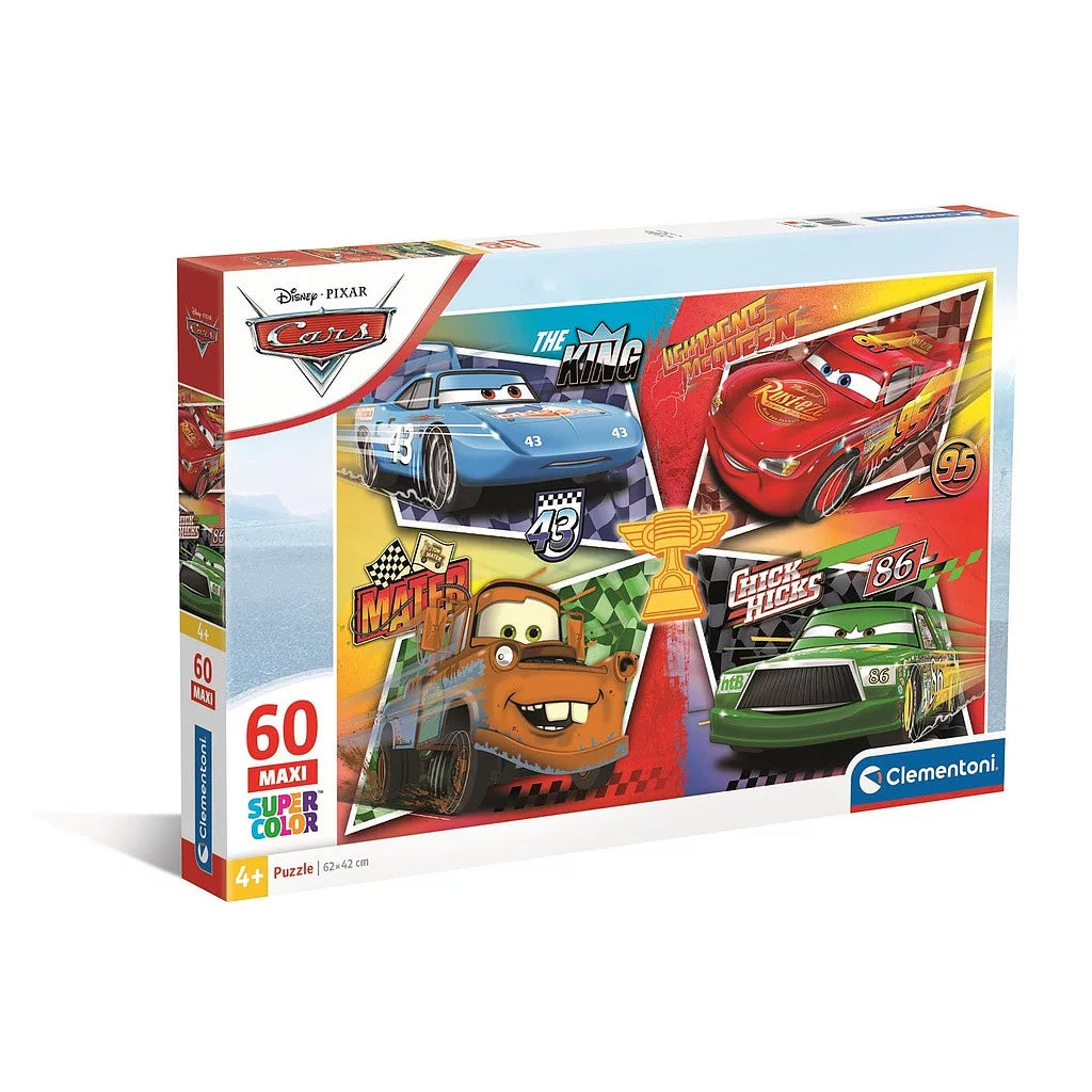 Puzzle maxi Disney Cars 60 pièces Clementoni