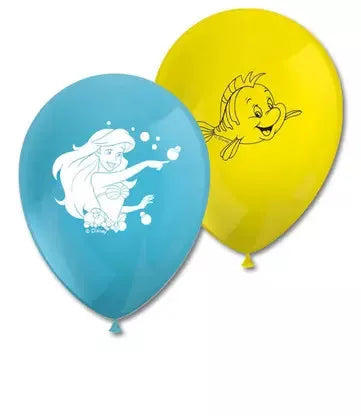 Lot de 8 ballons Ariel
