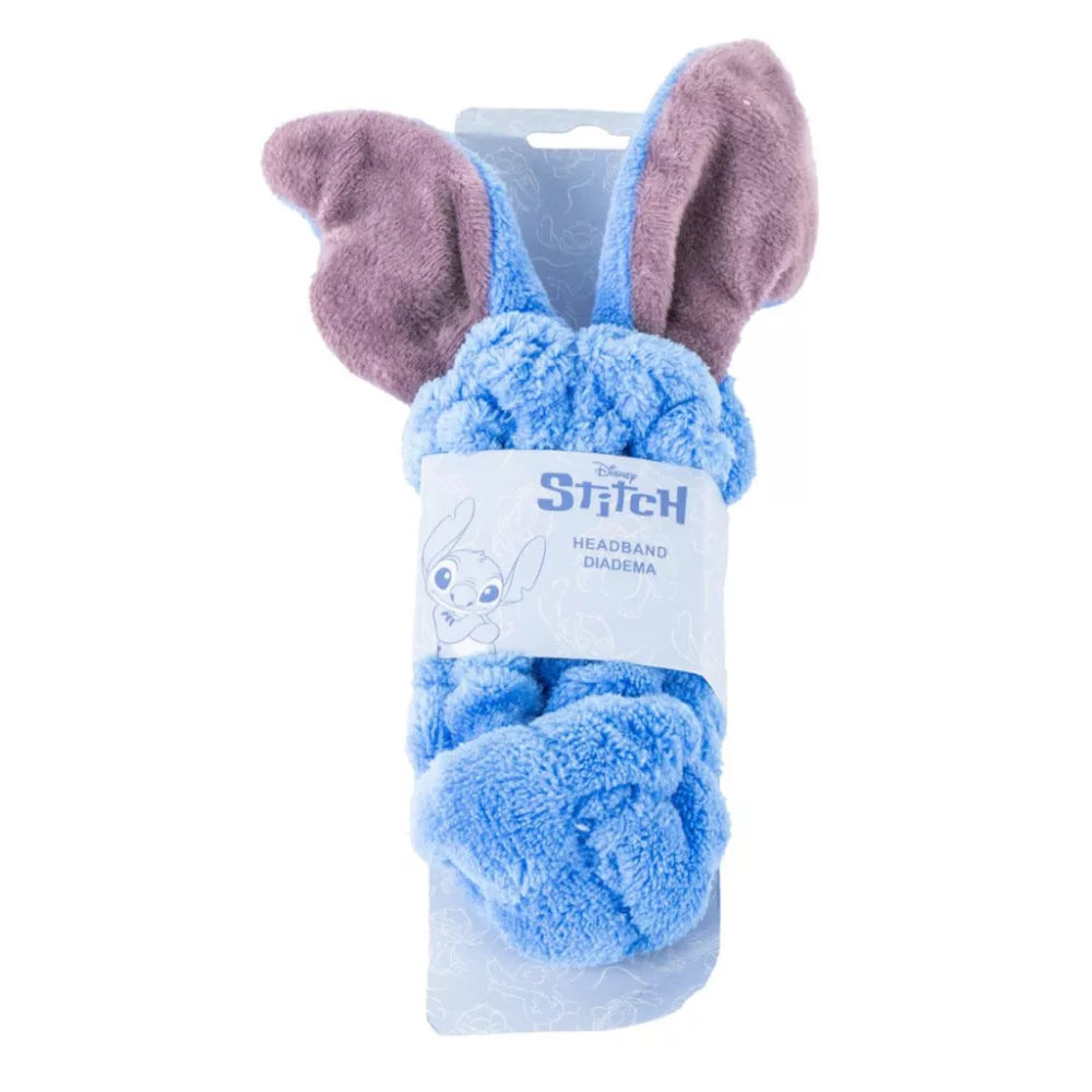 Bandeau cosmétique bleu clair Stitch