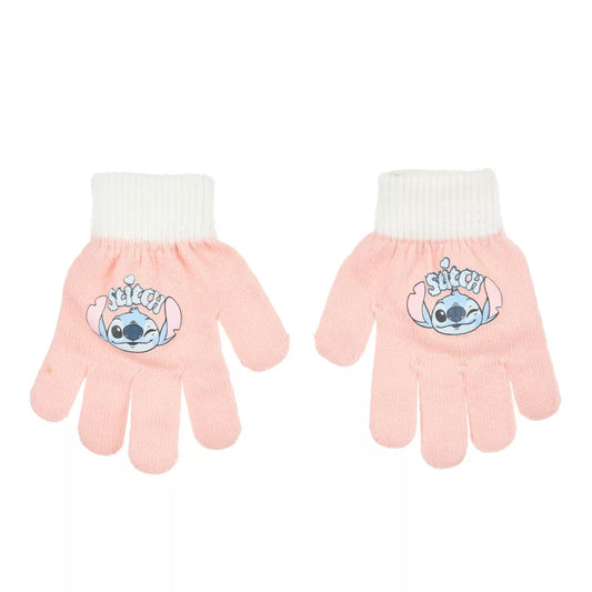 Gant rose pour enfant Disney Lilo et Stitch