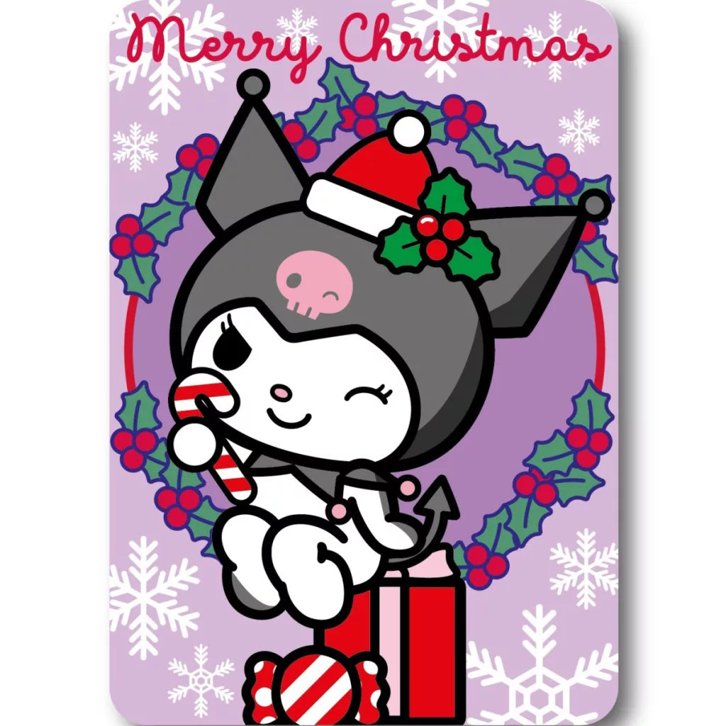 Couverture polaire de Noël Hello Kitty Kuromi 100x140cm