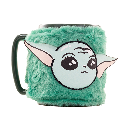 Tasse + housse en peluche Mandalorian 440ml