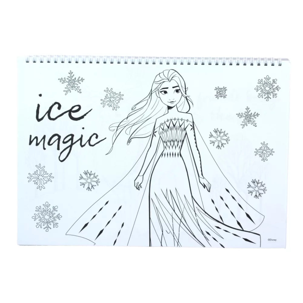 Carnet de croquis à spirale A/4 Reine des neiges