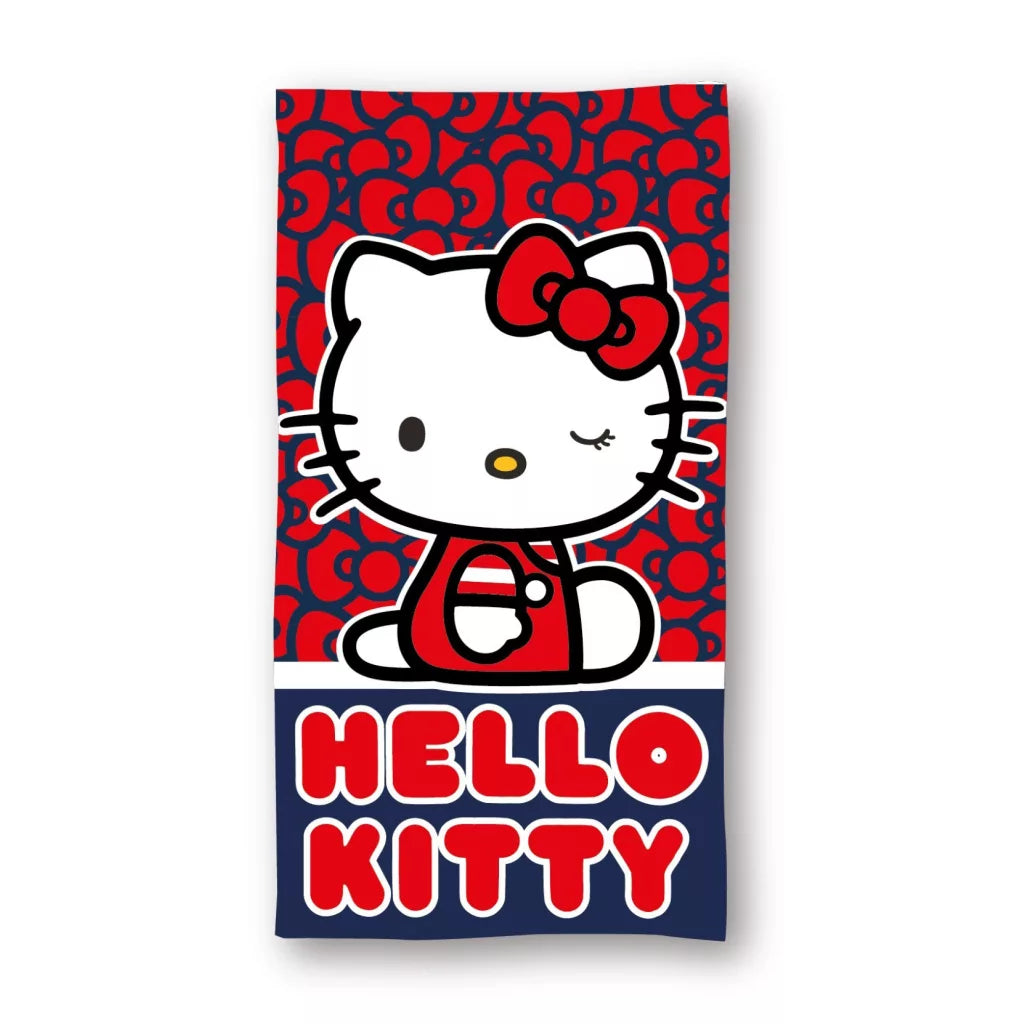 Serviette de plage Hello Kitty 70x140cm (séchage rapide)