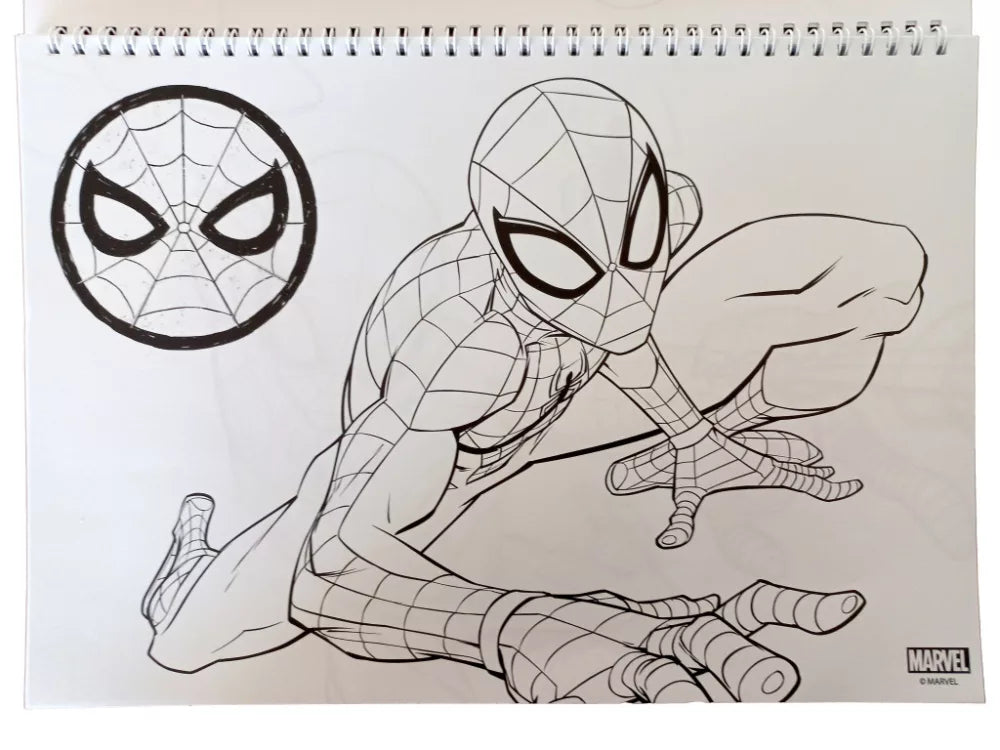 Carnet de croquis à spirale A/4 Spiderman