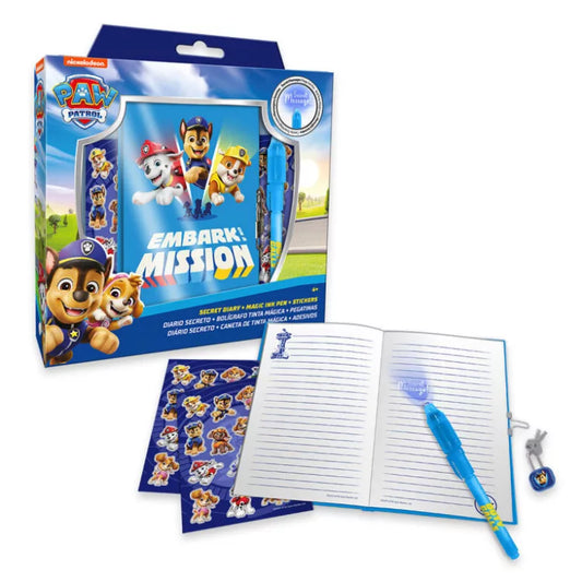 Coffret journal intime et stylo magique Pat patrouille
