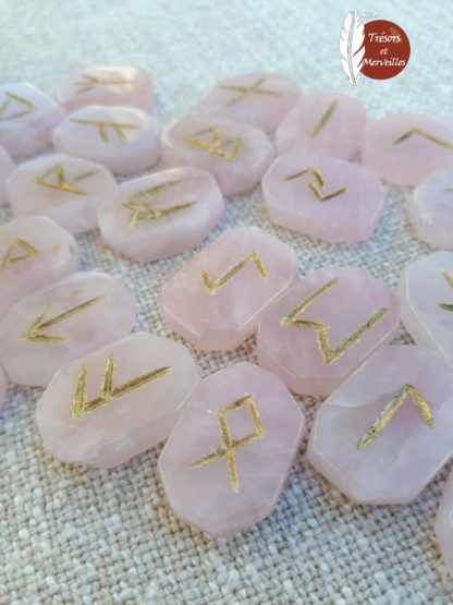 Runes de quartz rose – Image 2